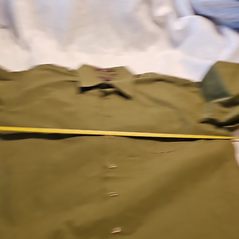 Nordstrom Olive Green Dress Shirt - Picture 6 of 10